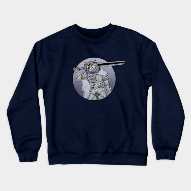 wolf knight blaidd Crewneck Sweatshirt by maxgilbert5000